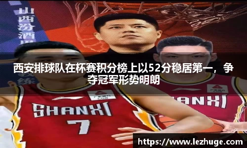 西安排球队在杯赛积分榜上以52分稳居第一，争夺冠军形势明朗